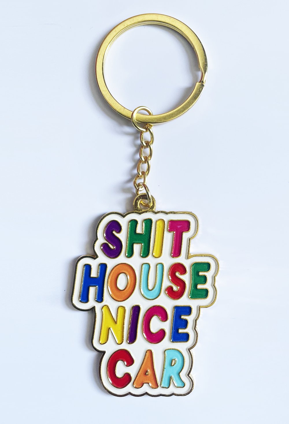 Shit House Keyring