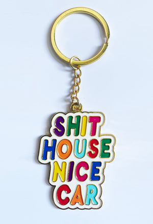 Shit House Keyring