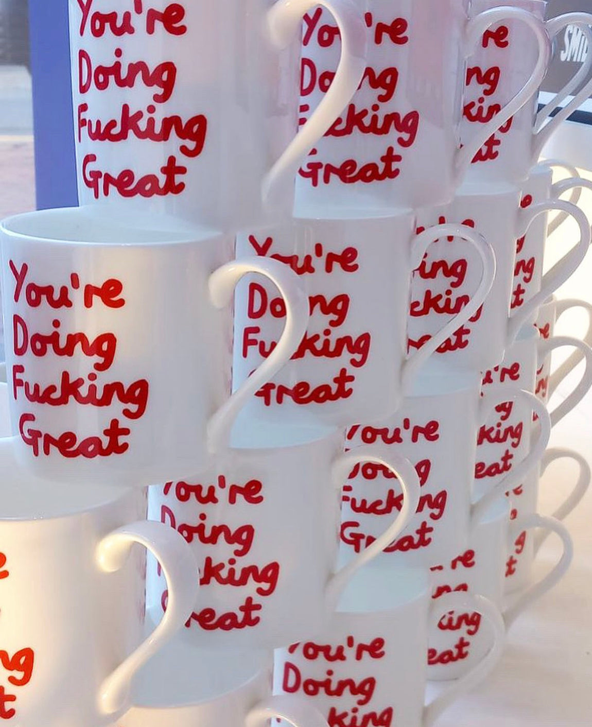 Mug- You're doing fucking great (red)