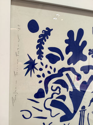 Meet me in Matisse’s garden -original painting