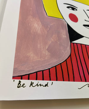 Be Kind (girl with yellow hair)