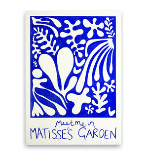 Meet me in Matisse’s garden - screen print